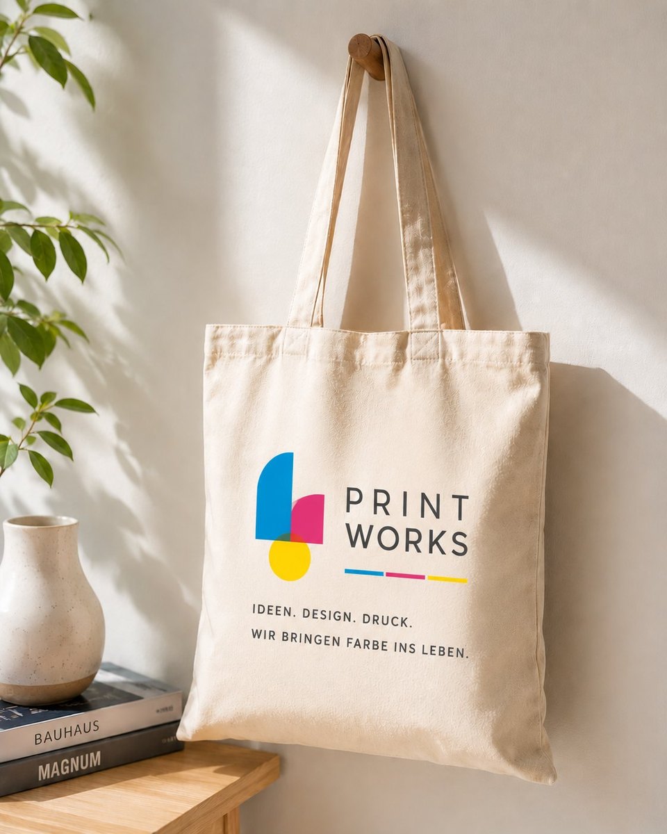 Bedruckte Stofftasche